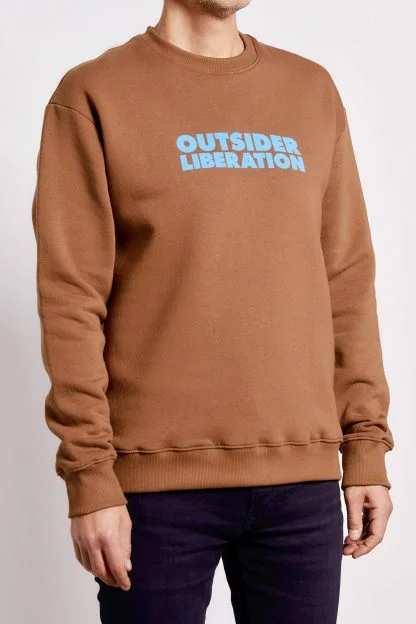 BLUZA OUTSIDER LIBERATION BRĄZ - obrazek 4