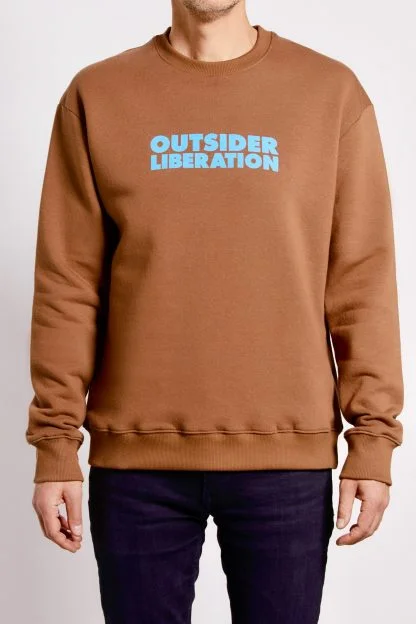 BLUZA OUTSIDER LIBERATION BRĄZ - obrazek 3