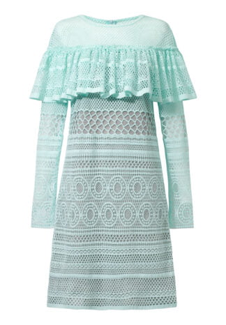 SUKIENKA KORONKOWA MIĘTOWA