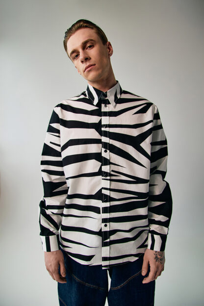 KOSZULA MĘSKA ZEBRA - obrazek 3