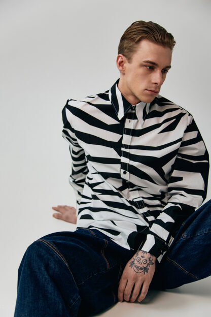 KOSZULA MĘSKA ZEBRA - obrazek 5