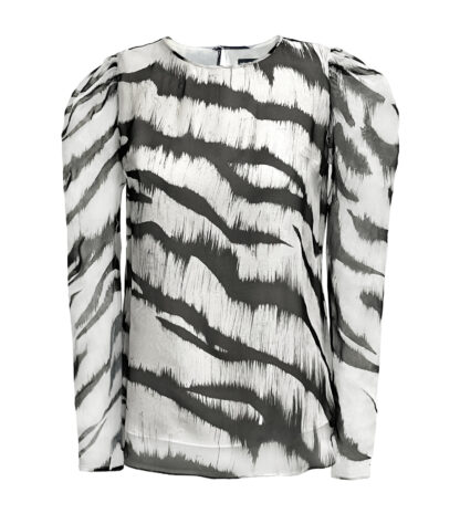 BLUZKA ZEBRA JEDWABNA